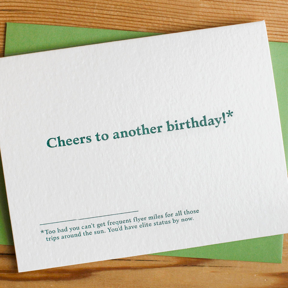 Cheers To Another Birthday Card