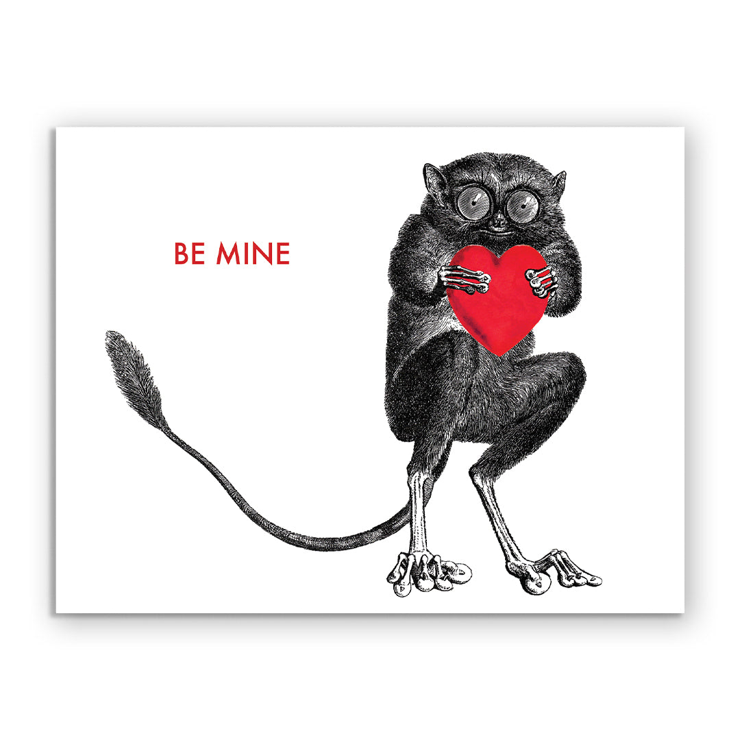 Tarsier Valentine Card
