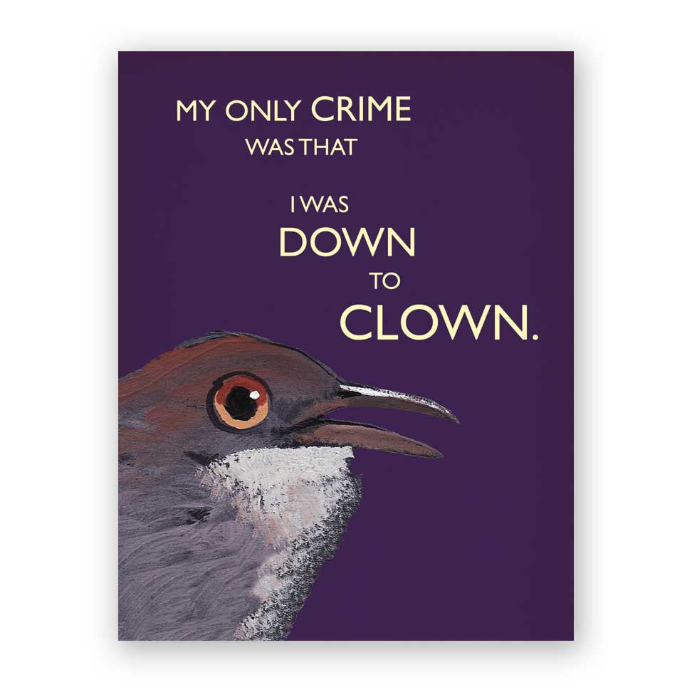 Down to Clown Card