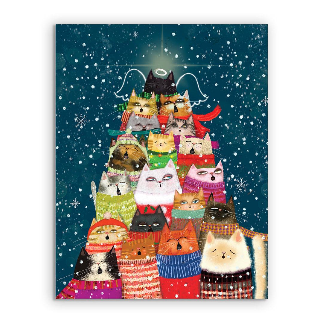 Feline Navidad Card