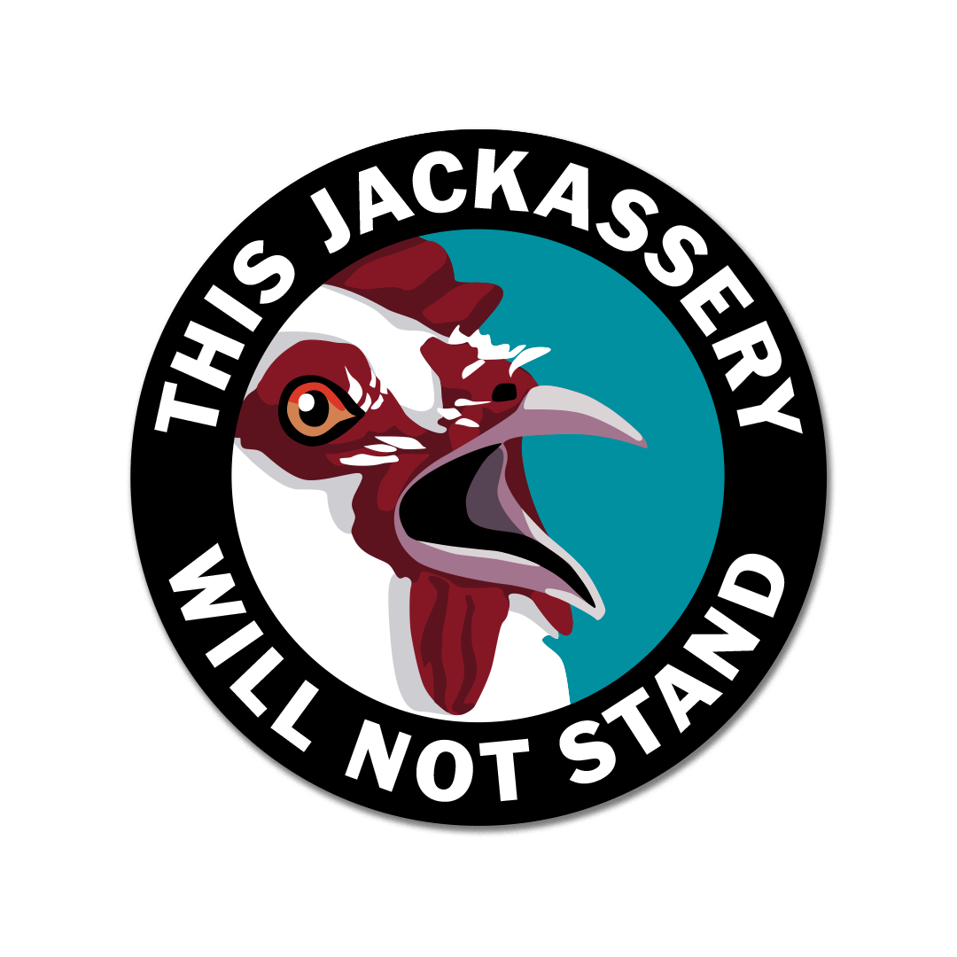 Jackassery Round Sticker