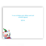 Convertible Cat Holiday Card
