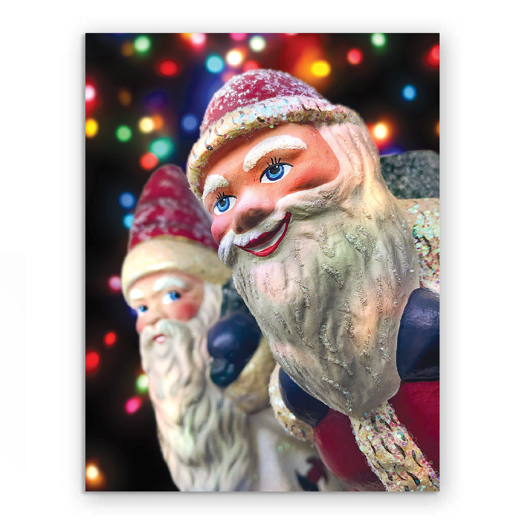 Sparkly Santa Card
