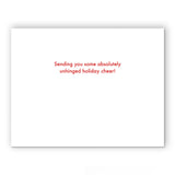 Santa and Reindeer Holiday Card