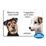 Sale - Gin & Tonic Dogs Magnet