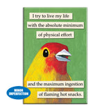 Sale - Flaming Hot Snacks Magnet