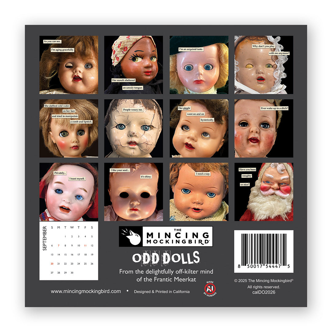 Odd Dolls 2026 Wall Calendar