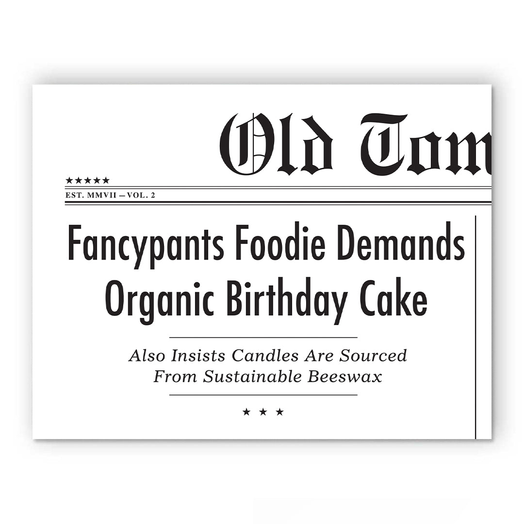 Fancypants Foodie Birthday Card