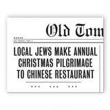 Chistmas Pilgrimage Hanukkah Card