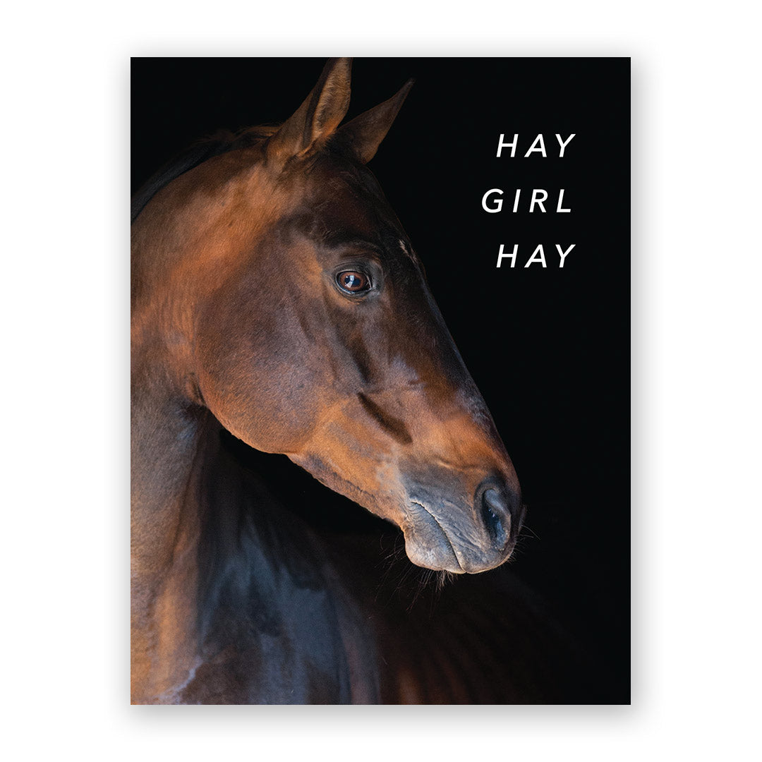Hay Girl Hay Card