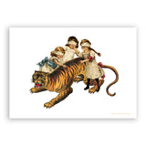 Children & Tiger Print