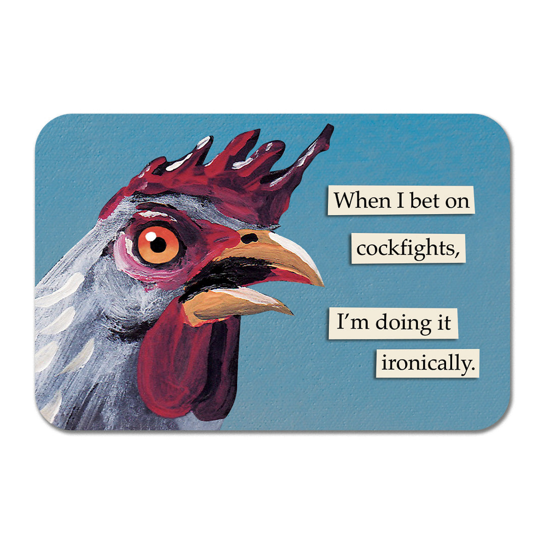 Cockfights Sticker