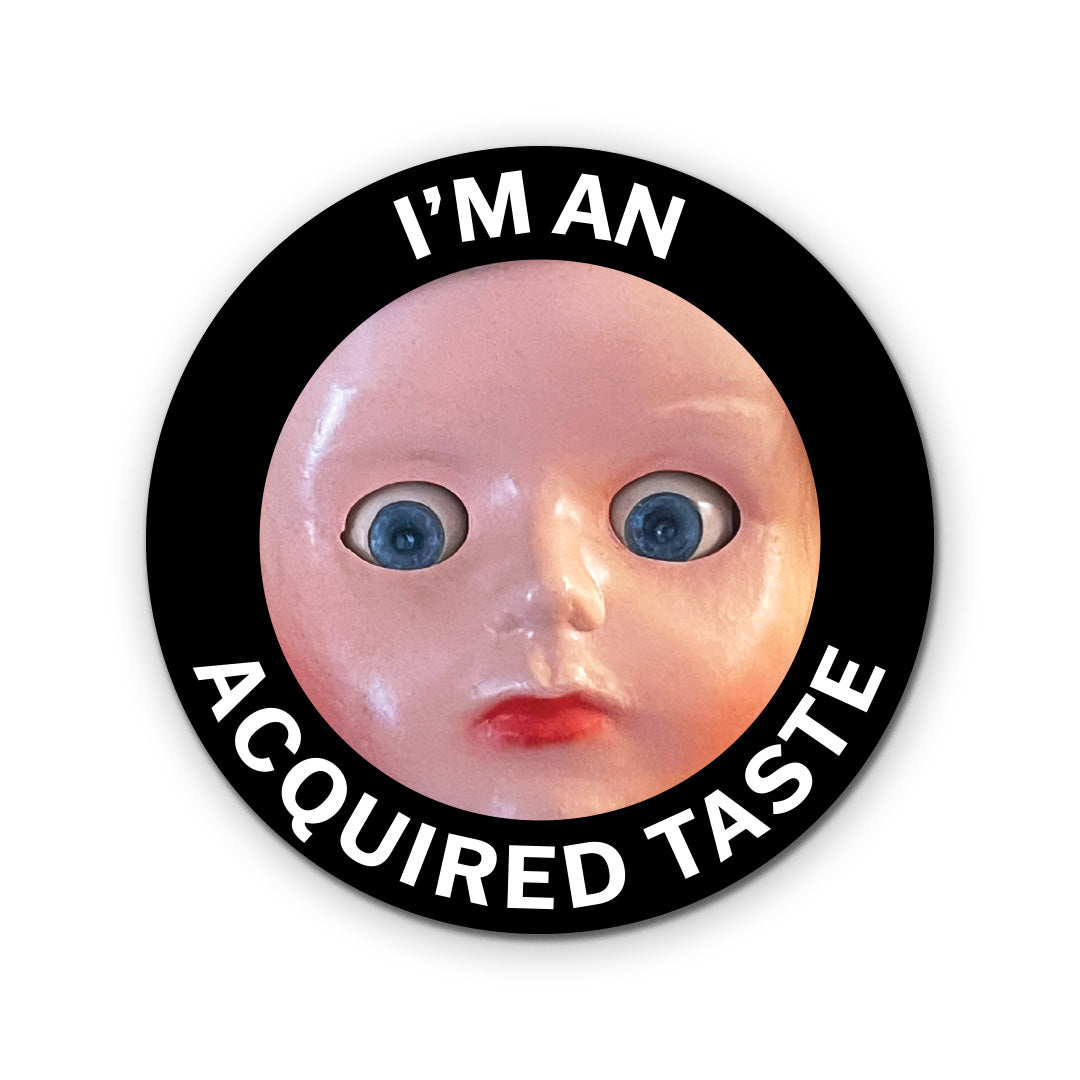 Acquired Taste Doll Sticker