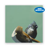 Sale - 8 x 8 Titmice Wings on Wood Decor
