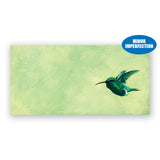 Sale - 12 x 6 Panel - Hummingbird Wings on Wood Decor