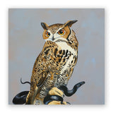 10 x 10 Great Horned Owl Wings on Wood Decor
