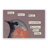 Sale - Drink. Travel. Books. Magnet