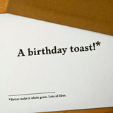 Birthday Toast Card