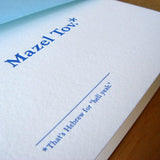 Mazel Tov Card