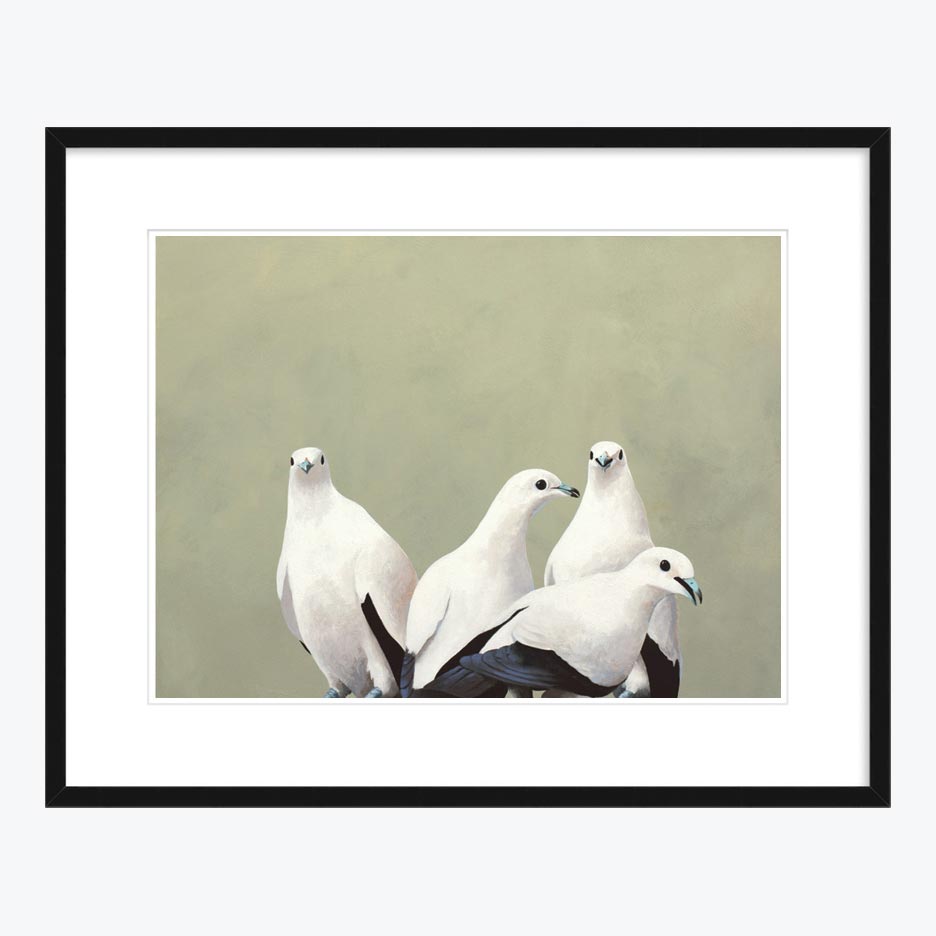 19 x 24 Limited Edition Art Print - Mixing A Séance With Charades Seemed Like A Fun Idea But Oh Christ What Have We Done?