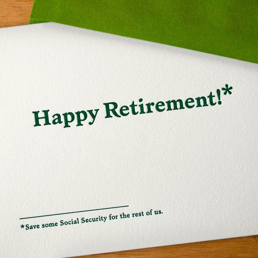 Happy Retirement Card