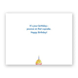 Cupcake Cat Birthday Card