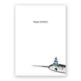 Narwhal Birthday Card