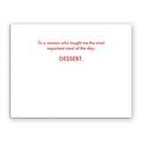 Mother's Day Dessert Card