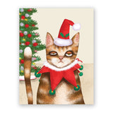 Cat Effing Christmas Card