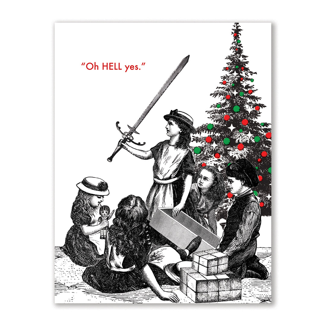 Christmas Sword Card