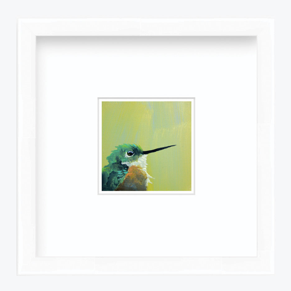 5 x 5 Art Print - Hummingbird Number 1