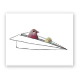 Airplane Thank You Card
