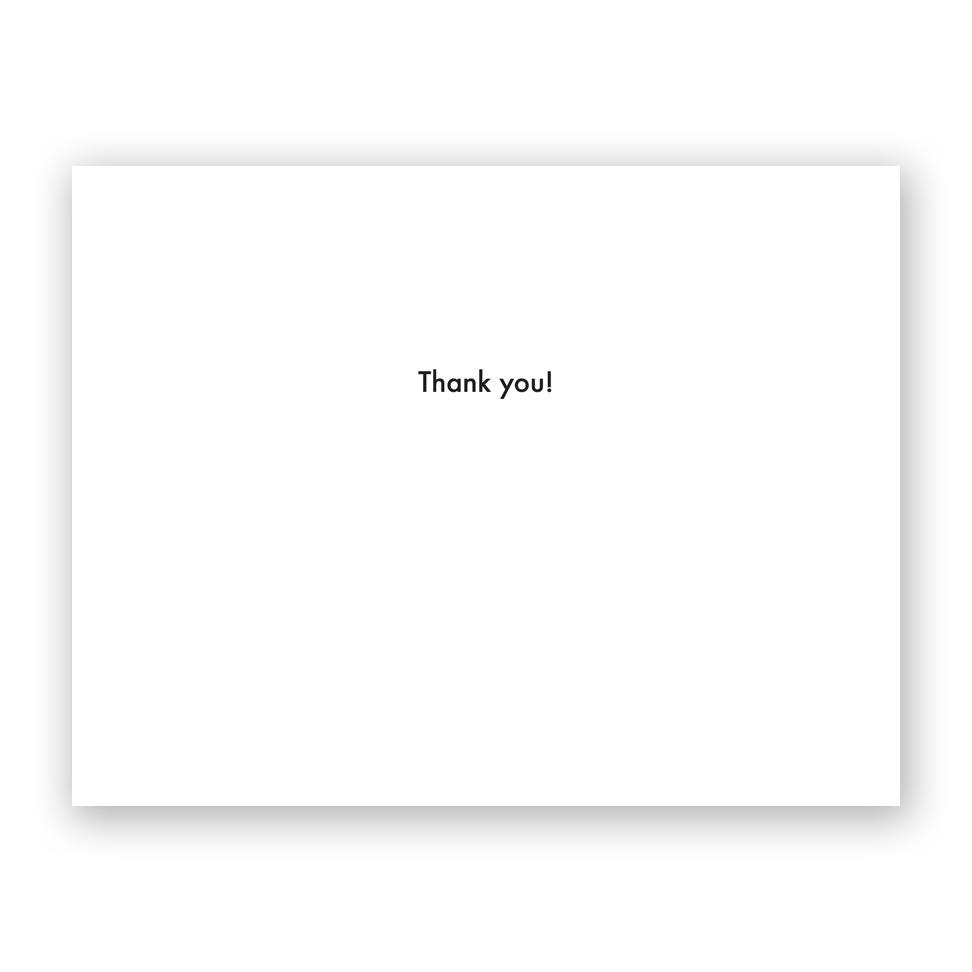 Airplane Thank You Card
