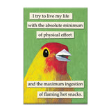 Sale - Flaming Hot Snacks Magnet