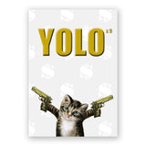 Yolo x 9 Cat Hardcover Notebook