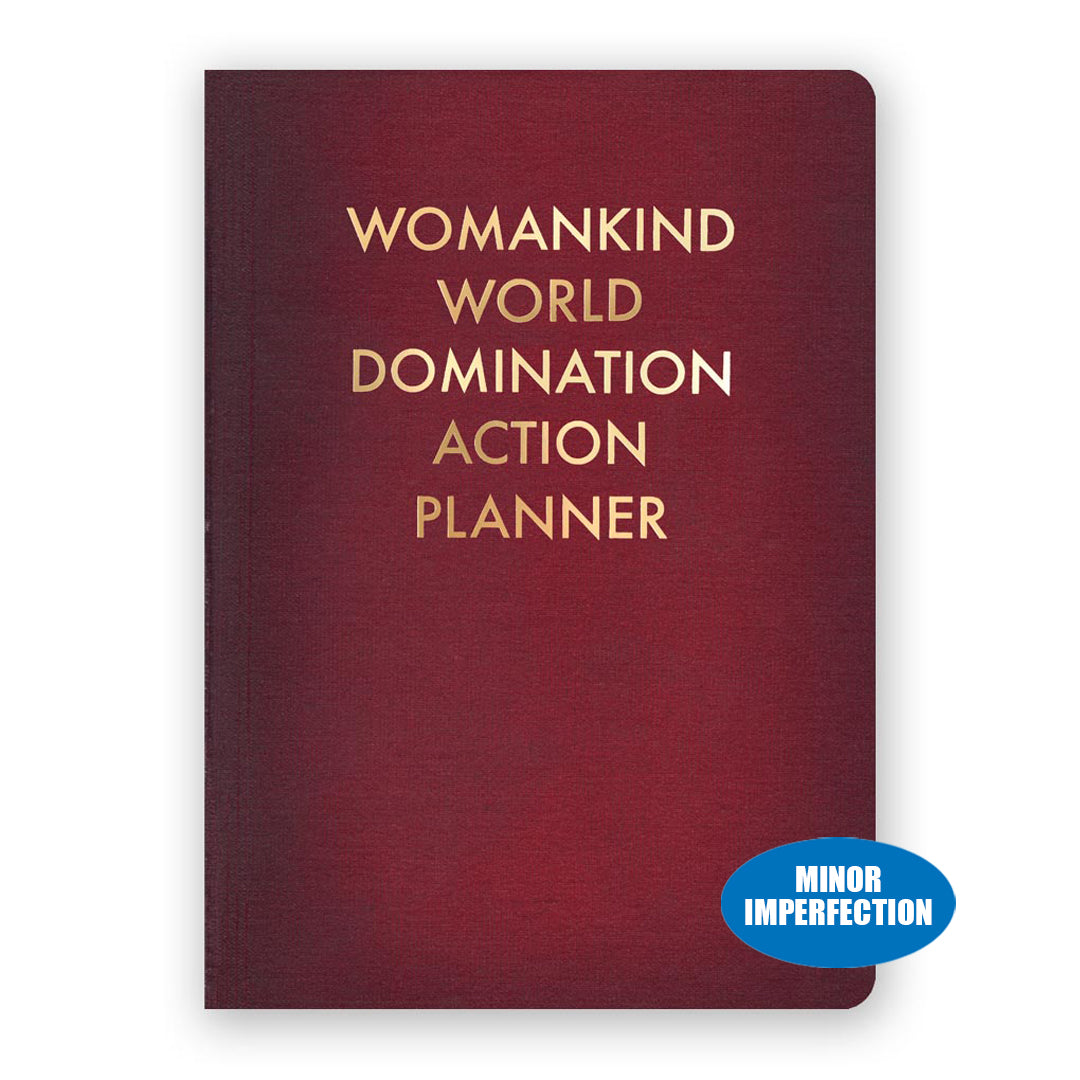 Sale - Womankind World Domination Action Planner Journal - Medium