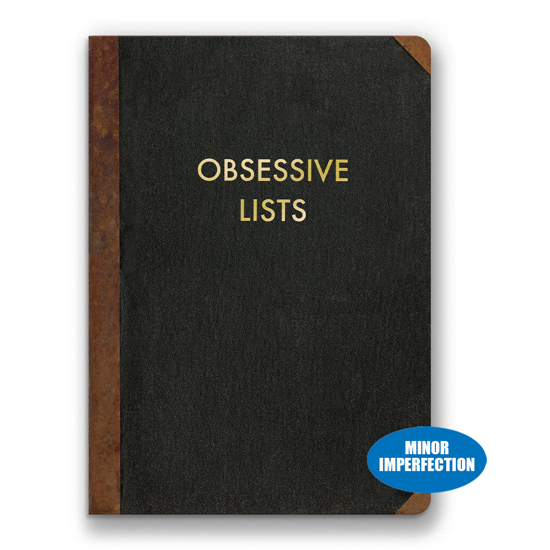 Sale - Medium Obsessive Lists Journal (Ruled)