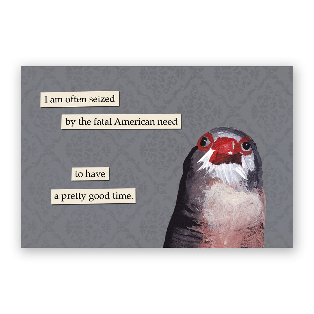 Fatal American Need Postcards - Set of 12 - Troubled Birds