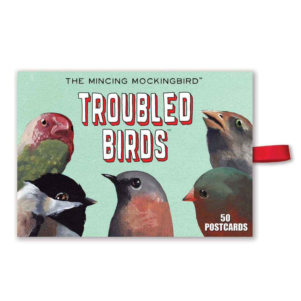 Troubled Birds® Postcard Set of 50