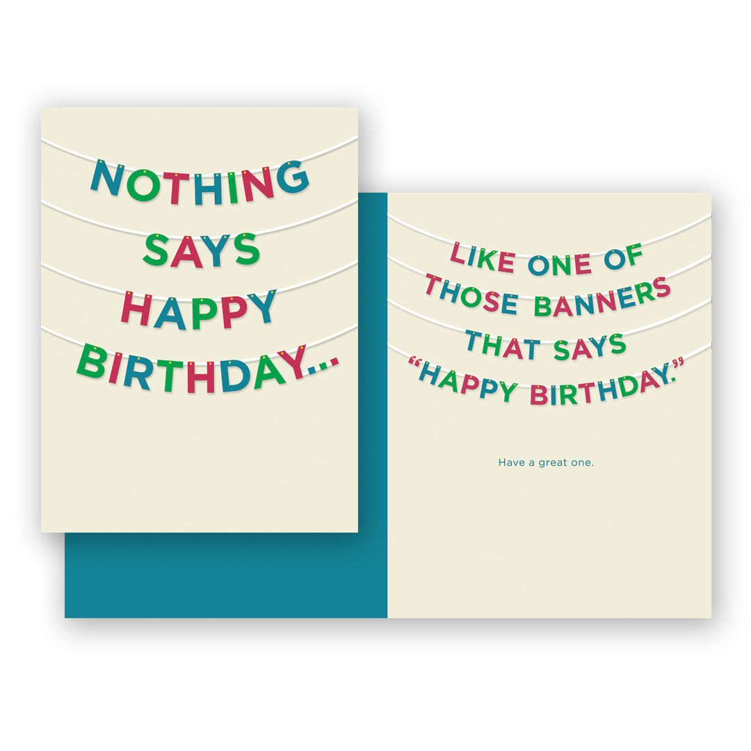 Nothing Says Happy Birthday Card