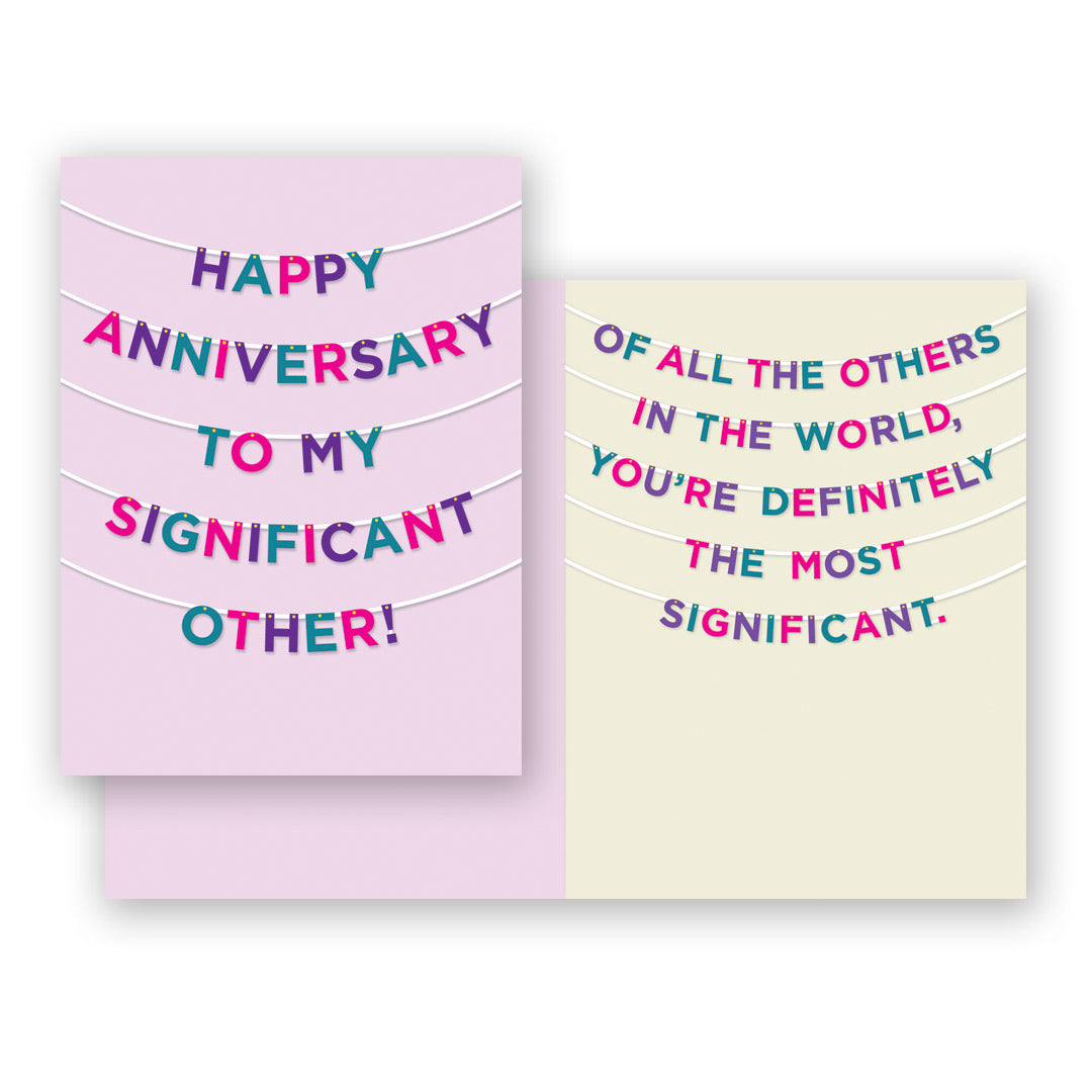 Significant Other Anniversary Card