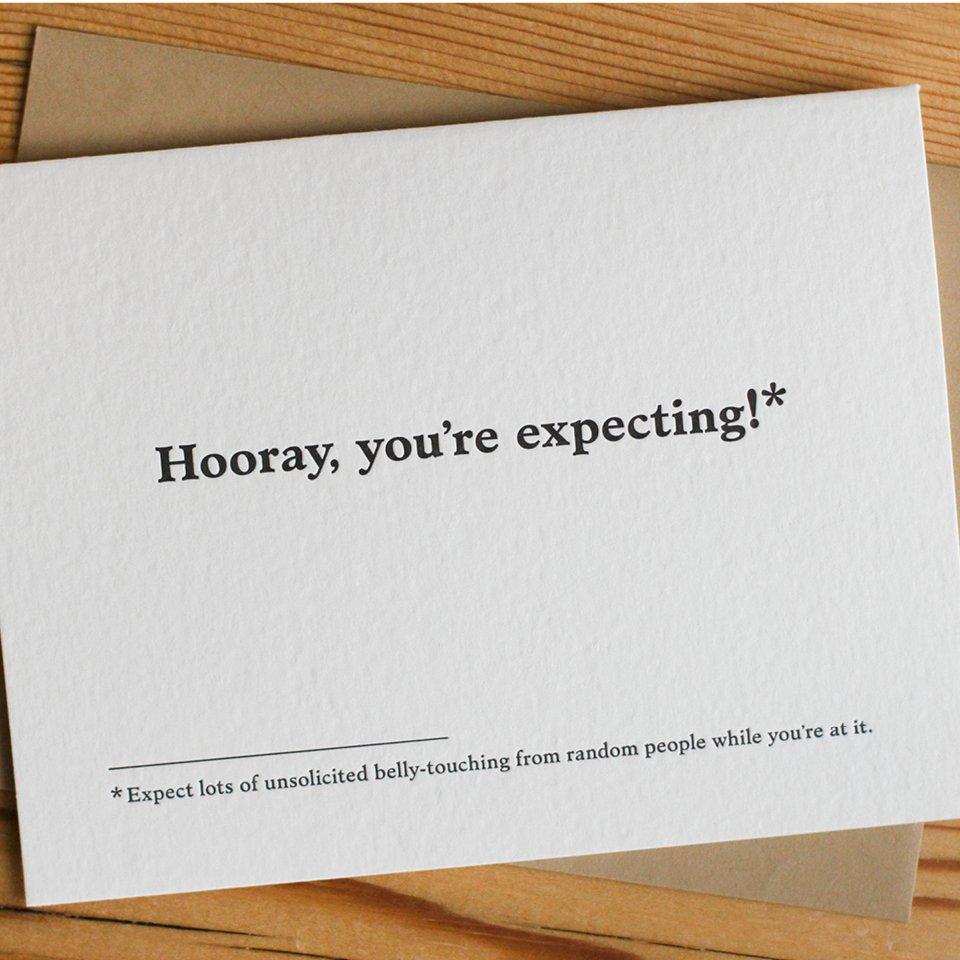 Hooray, You're Expecting Card