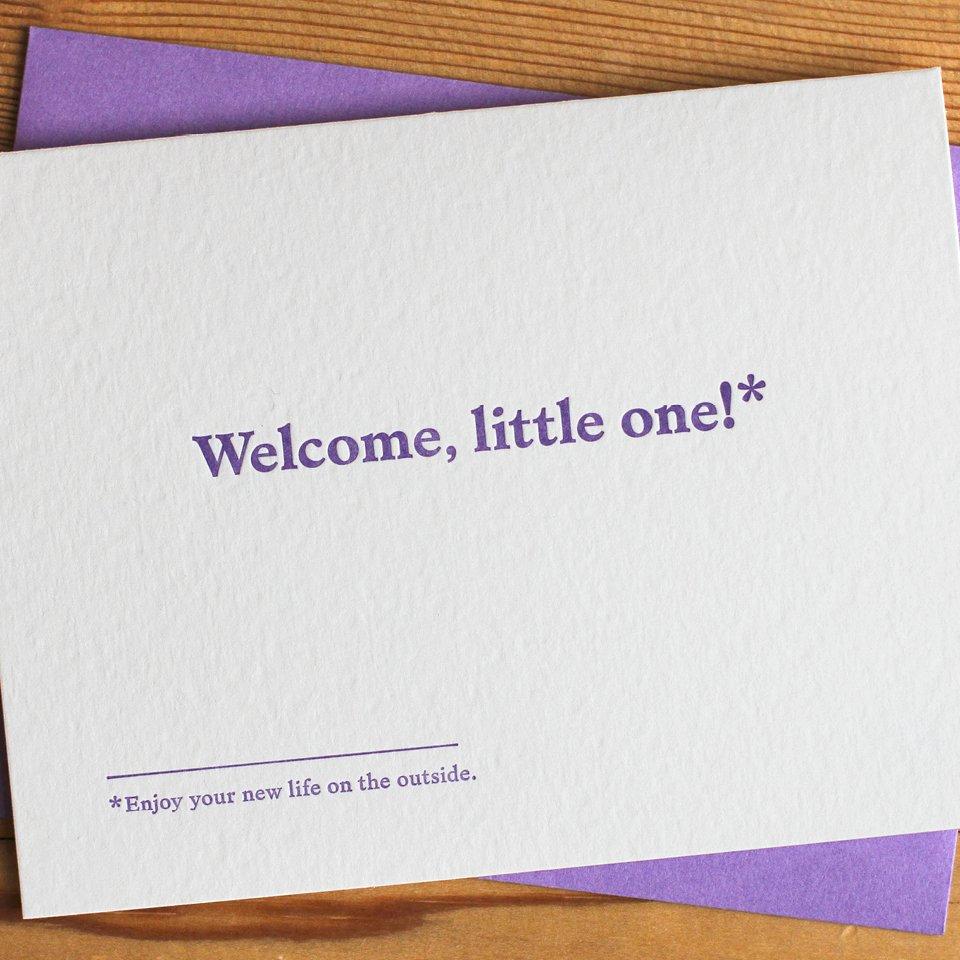 Welcome, Little One Baby Card