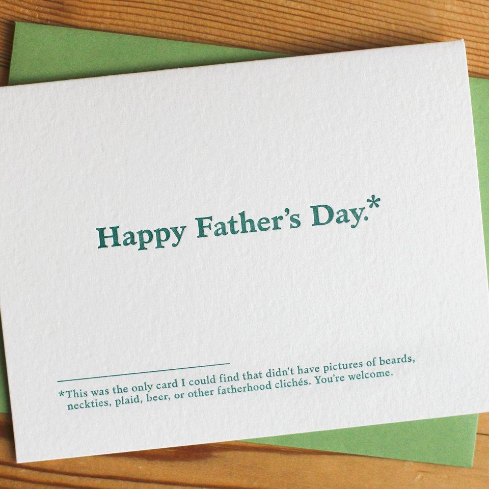 Fatherhood Cliches Father’s Day Card