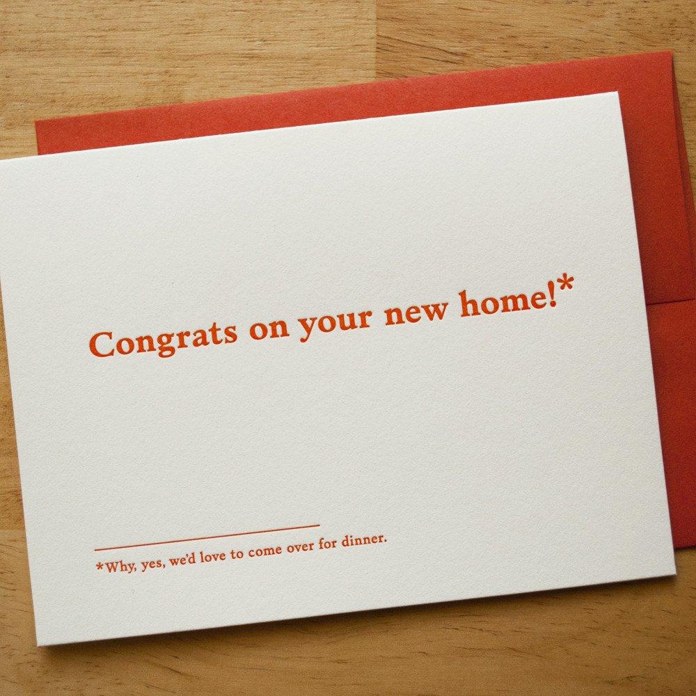 Congrats On Your New Home Card