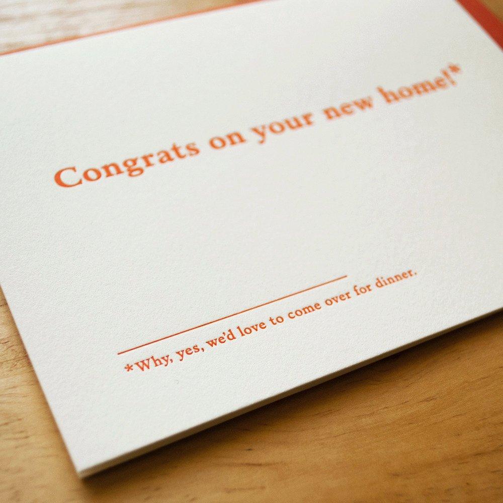 Congrats On Your New Home Card