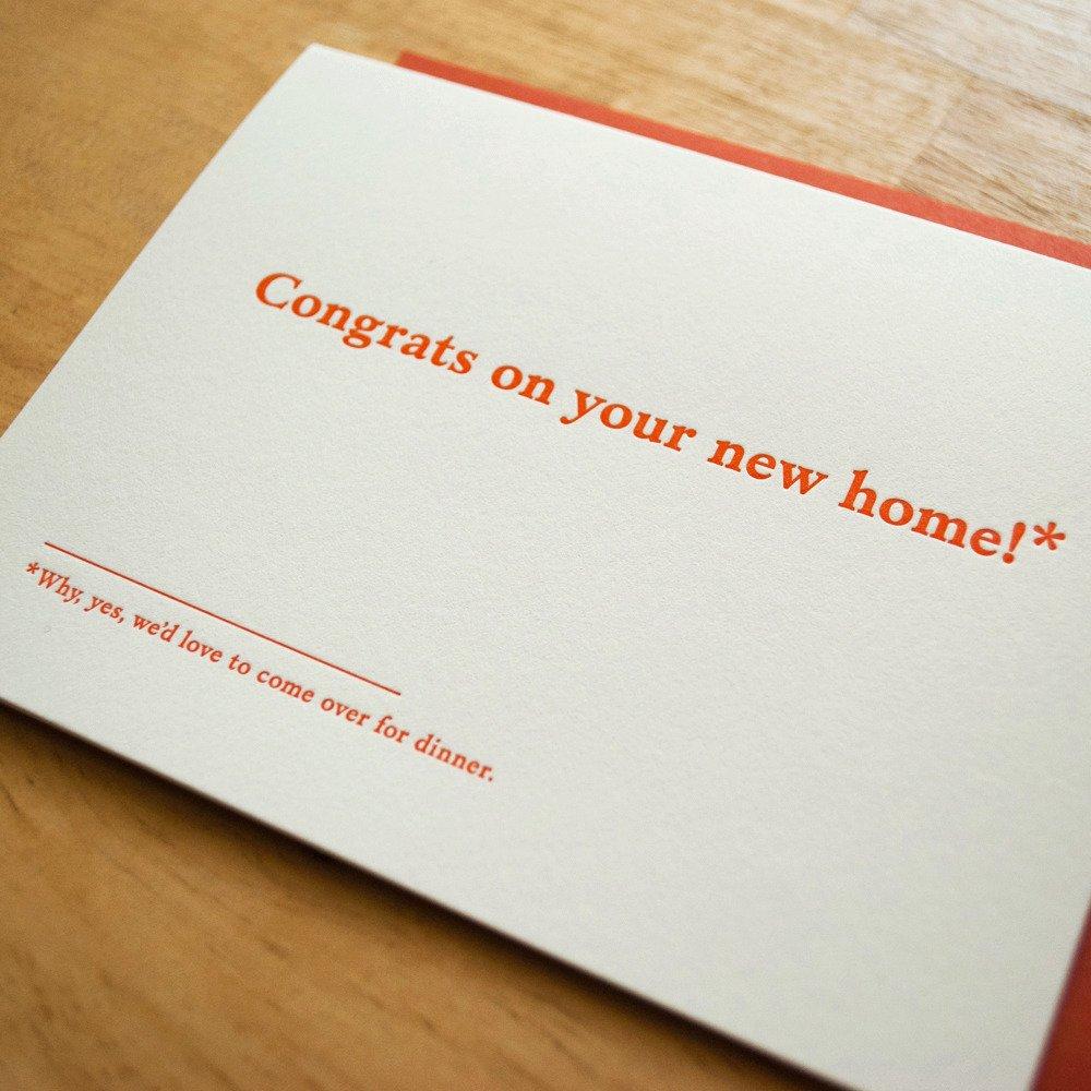 Congrats On Your New Home Card