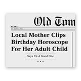 Horoscope Birthday Card