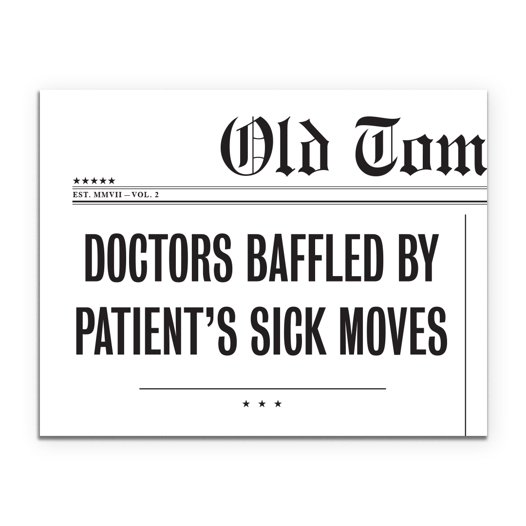 Sick Moves Get Well Card