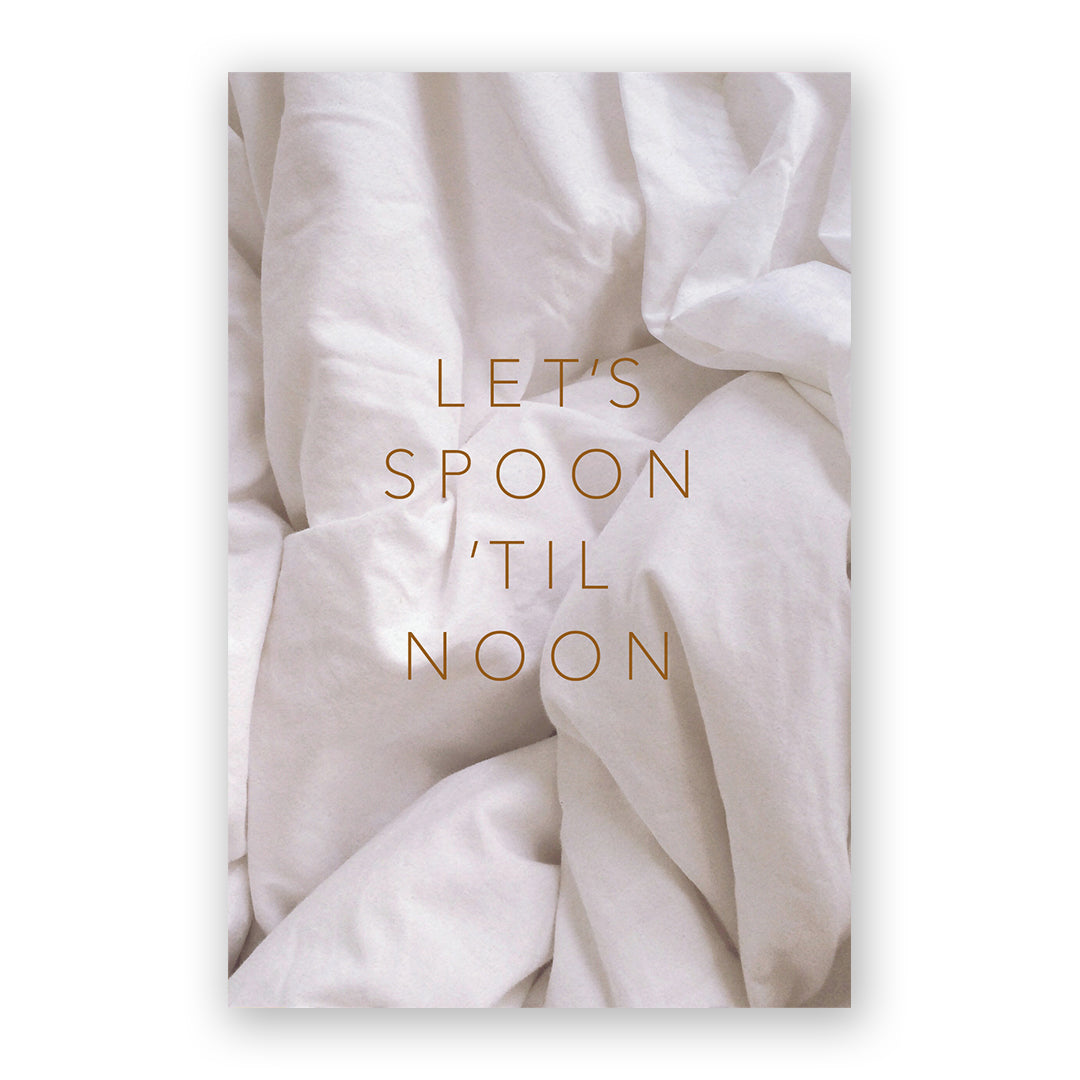 Let's Spoon Til Noon Card